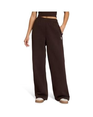 adidas Essentials Wide Leg Pant Trousers - Brown