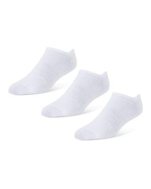 Foot Locker 3 Pack Active Dry No-Show Socks - White