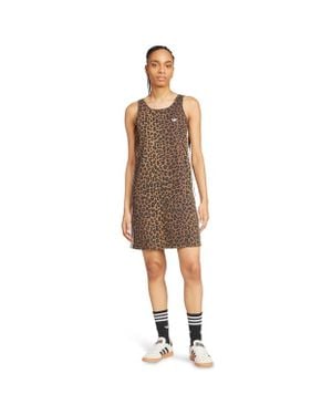 adidas Originals Leopard Jurken - Bruin