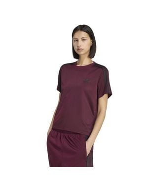 adidas Firebird T-Shirts - Purple