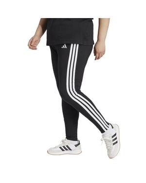 adidas Essentials 3-Stripes Leggings Plus Size Leggings - Black