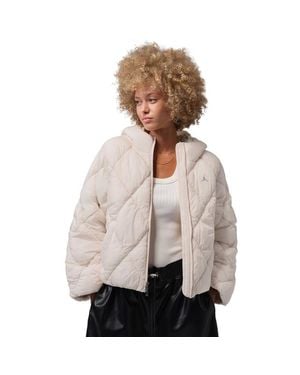 Nike Brooklyn Puffer Jacket Jackets - Natural