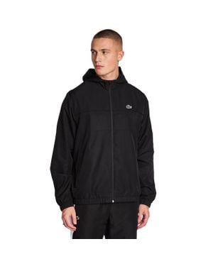 Lacoste Diamond Weave Track Tops - Black