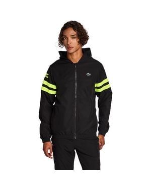 Lacoste Diamond Weave Track Tops - Black