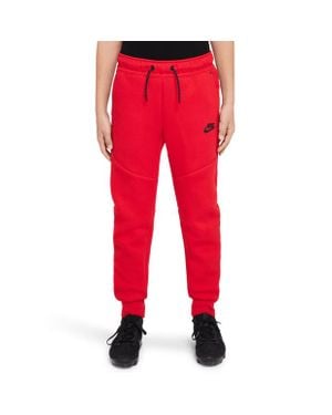 Nike Tech Fleece Trousers - Red
