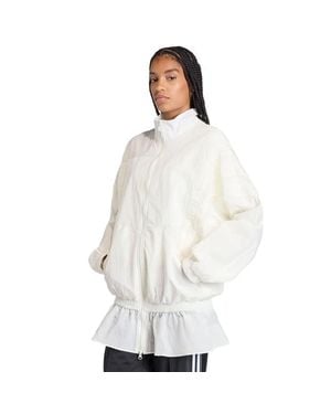 adidas Originals Sweatshirt Adidas Santiago Woven Track Top - White