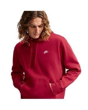 Nike Club Hombre Sudaderas - Rojo