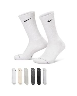 Nike Elevated Crew 6 Pack Unisexe - Blanc