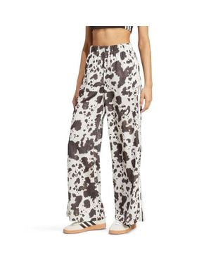adidas Originals Wide Leg Joggers Trousers - Black