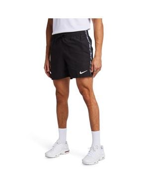 Nike Swim Logo Tape 5" Swimwear - Black