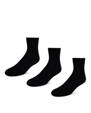 Foot Locker 3 Pack Active Dry Quarter Socks - Black