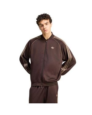 adidas Adicolor Hombre Tops De Pista - Marrón