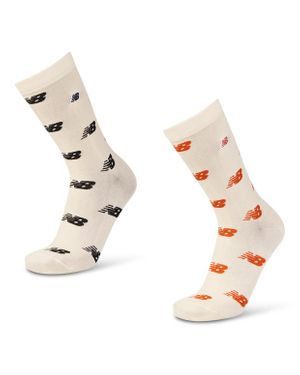 New Balance Crew 2 Pack Calcetines - Blanco