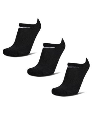 Nike 3pk Cotton Cushion Nosho - Black