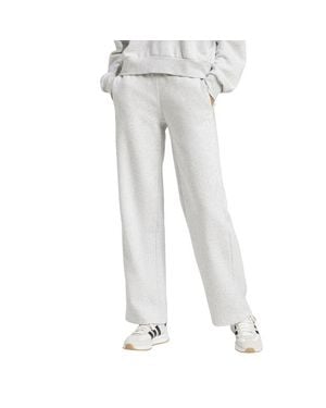 adidas Essentials Small Logo Open-Hem Joggers Mujer Pantalones - Gris