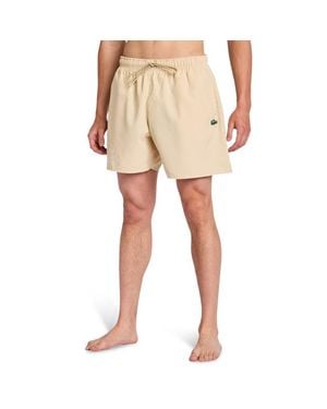 Lacoste Diamond Weave Shorts - Natural