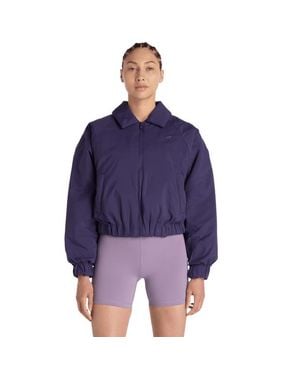 New Balance Woven Bomber Jacket Jackets - Purple