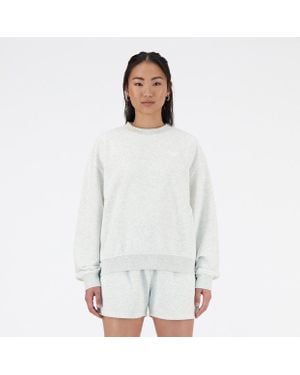New Balance Essentials Mujer Sudaderas - Blanco