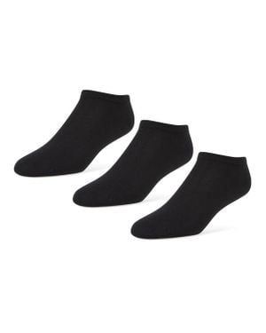 Foot Locker 3 Pack Active Dry Low-Cut Sokken - Zwart