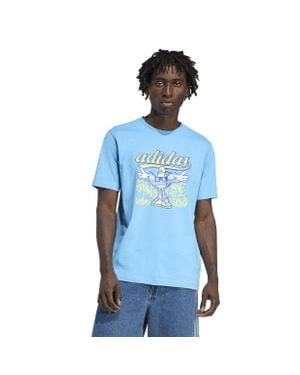 adidas Graphics T-Shirts - Blue