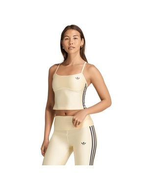 adidas Originals Sport Padded Tank Top T-Shirts - Natural