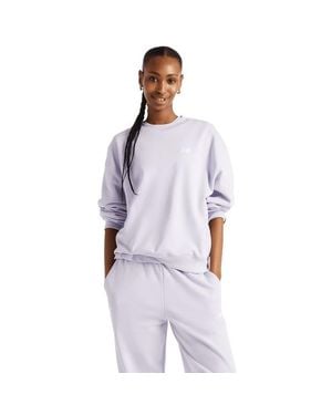 New Balance Terry Sweatshirts - Purple