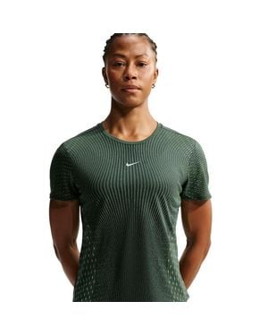 Nike Swift Aero-Fit Short-Sleeve Running Top T-Shirts - Green