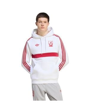 adidas Liverpool Fc Originals Hoodie Sweatshirt Hoodies - Red