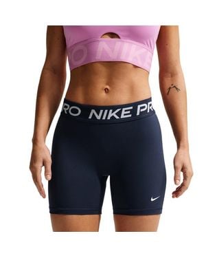Nike Pro 365 Mid-Rise Shorts Leggings - Blue