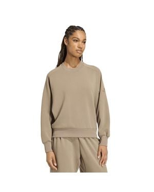 adidas Soft Lux Loose Sweatshirt Mujer Sudaderas - Neutro