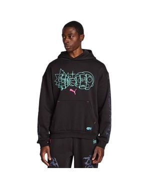 PUMA Rick & Morty Hoodies - Black
