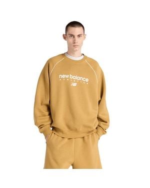 New Balance Fleece Sweatshirts - Metallic
