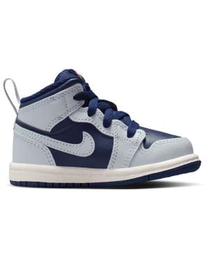 Nike Aj1 Mid Baby Shoes - Blue