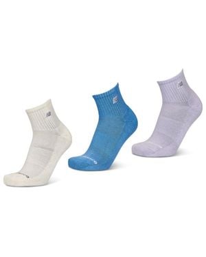 New Balance Ankle 3 Pack Socks - Blue