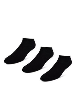 Foot Locker 3 Pack Active Dry No-Show Socks - Black