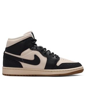 Nike Aj1 Mid Femme - Noir