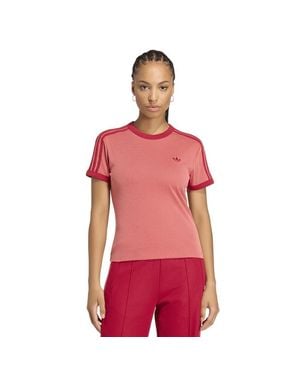 adidas Cali Mujer Camisetas - Rojo