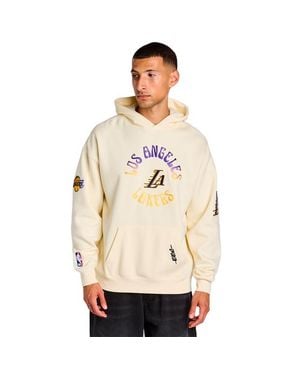 Pro Standard Lakers Wave Hoodies - Natural