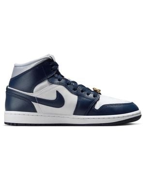 Nike Aj1 Mid Shoes - Blue