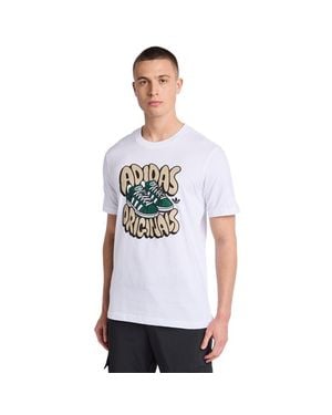 adidas Graphics T-Shirts - White