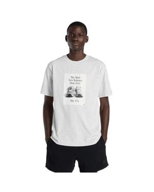 New Balance 574 T-Shirts - White