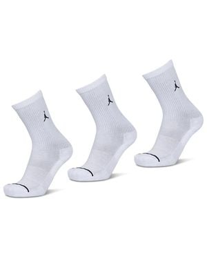 Nike Everyday Cushioned Crew 3 Pack Calcetines - Blanco