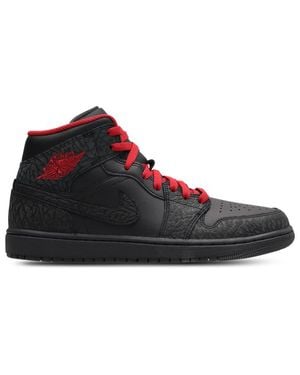 Nike Aj1 Mid Sneakers - Zwart