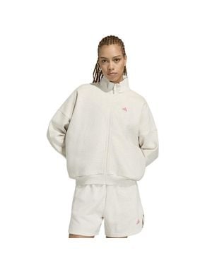 adidas 3 Stripes Track Tops - White