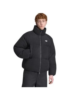 adidas Corduroy Puffer Jacket Jassen - Zwart