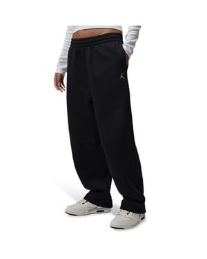 Nike Brooklyn Wide-Leg Trousers Broeken - Zwart