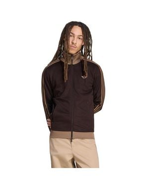adidas Beckenbauer Track Top Hombre Tops De Pista - Marrón