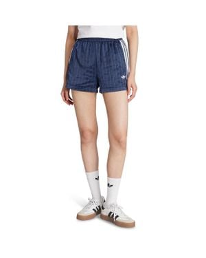 adidas Adicolor Essentials Shorts Leopard Korte Broeken - Blauw