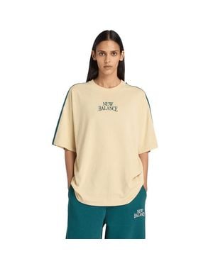 New Balance Trackside Oversized T-Shirt T-Shirts - Green