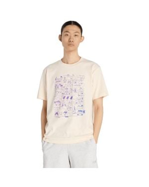 New Balance Athletics Culture Mural T-Shirt T-Shirts - Natural